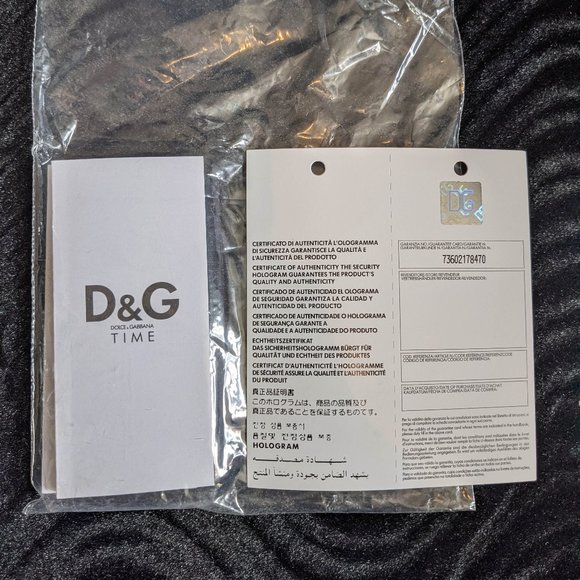 D&G Dolce & Gabbana Unisex Stainless Steel Watch DG DW0189 Apache - Picture 11 of 11